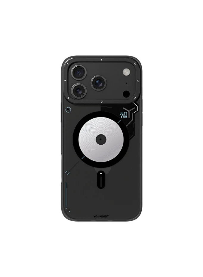 YOUNG KIT Youngkit Spy Series Magnetic Type For iPhone 17 Pro - Dark Gray - Image 1